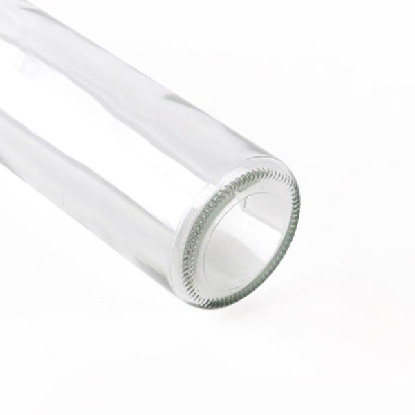 Custom Empty Clear Glass Cylinder Candle Holder For Home Decoration Simple Design
