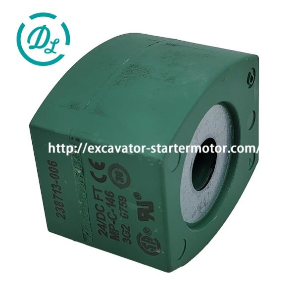 ASCO 238713-006 Bobina de solenoide de 24V para excavadora