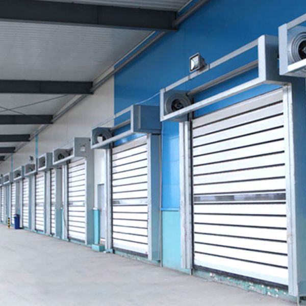Automatic Commercial Aluminum Spiral High Speed Door Exterior Rapid Entry Garage Access System