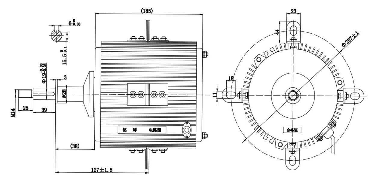 3000w 3 мотор YLS шестерни мотора 380V-440V участка промышленный одновременный для охлаждая оборудования