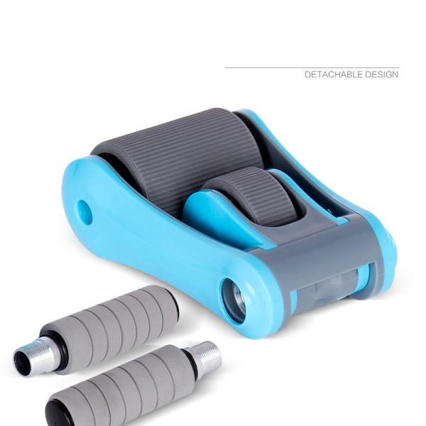 Foldable ABS Workout Kit With Knee Pad AB Wheel Roller 33*26*11cm
