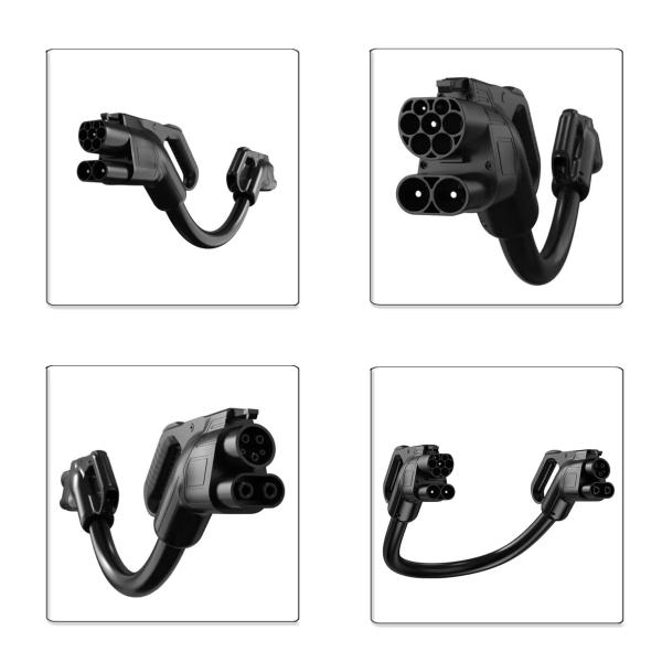 EVCOME CCS2 To CCS1 DC Adapter (1000V DC 150A) Ev Charger Connector OEM ODM