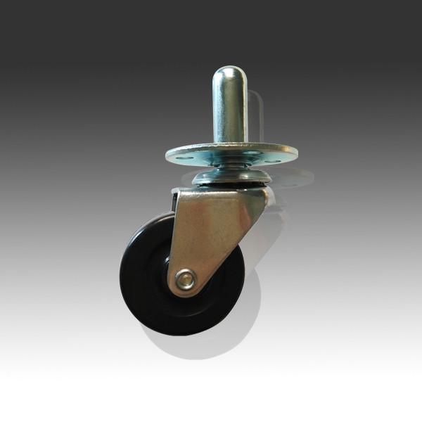 Genuine Fender Amplifier 2 Plug-in castor with socket, zinc plating.