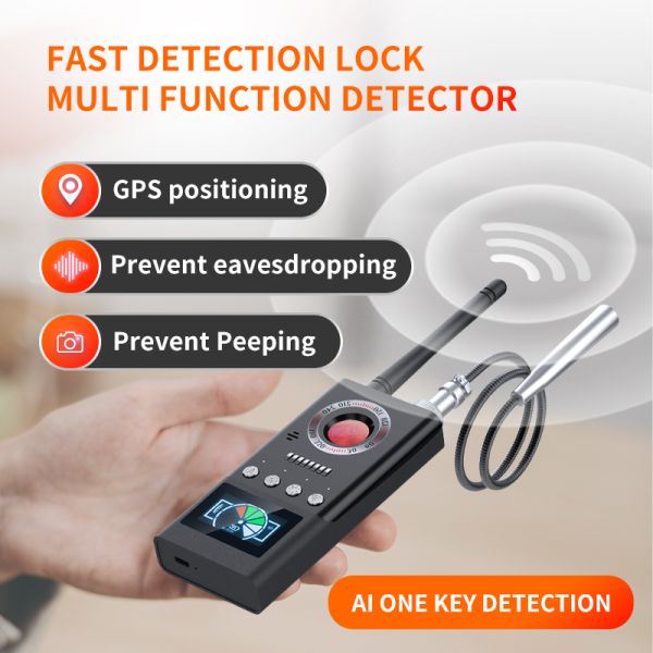 Portable Wireless Camera Detection K66 RF Scanner Signal Detector ≤0.03mv Sensitivity