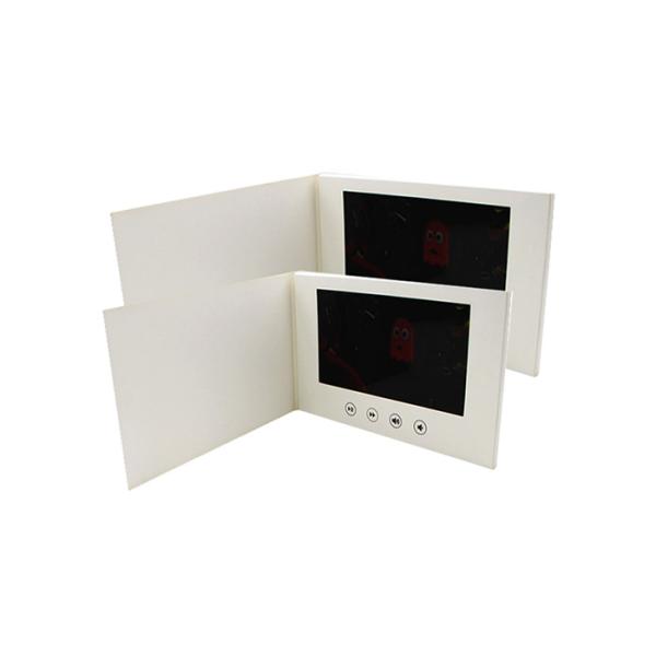 Advertising Invitation Bespoke Video Brochures With Rechargeable Battery