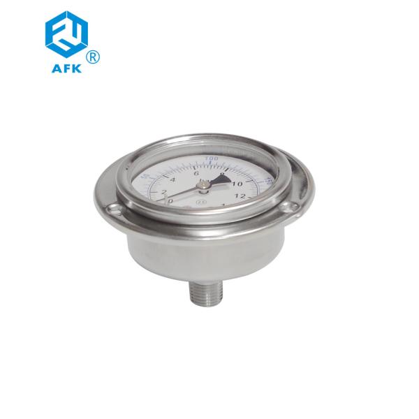 óleo hidráulico de calibre de pressão 2.5in do gás de 63mm SUS304 Digitas