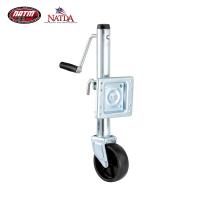 6 Inch Wheel Swivel Tongue Jack Travel 1000 LB Bolt On Trailer Jack