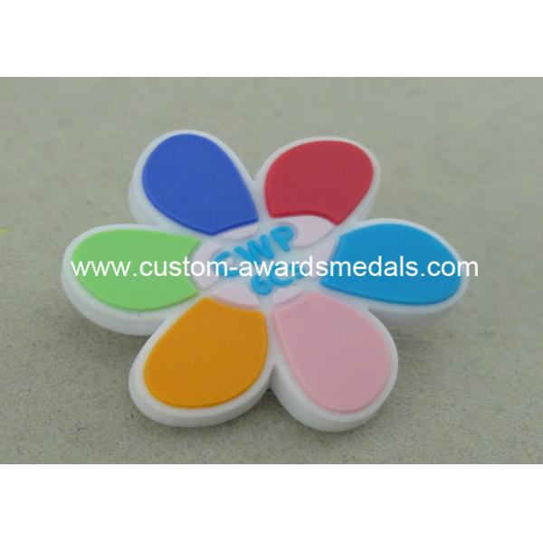 Promotional Lapel Pin Soft PVC Coaster 2D Fridge Magnet 1.0 Inch