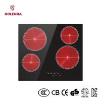 Escáner táctil eléctrico incorporado en cerámica Cocina de cocina de cuatro anillos Aparatos de cocina