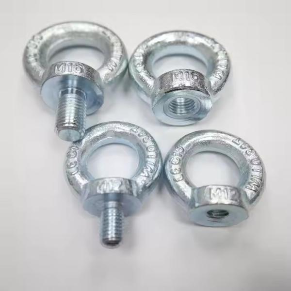 ZINC Finish Carbon Steel Galvanized Lifting Eye Bolt DIN 580 For Heavy Duty Lifting
