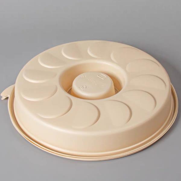 Dumpling Disposable Biodegradable Food Trays 12 Compartment Food Grade