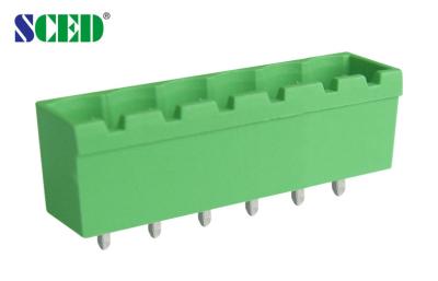 O encabeçamento, os soquetes masculinos obstrui dentro o passo 7.62mm do conector do bloco terminal para PWB, fonte de alimentação