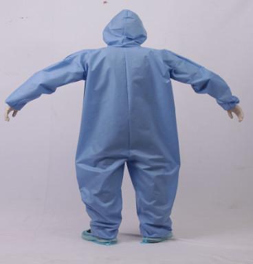 Level 4 Sterile Disposable Cpe Isolation Gown Fluid Resistant