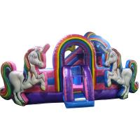Bâche Commercial Unicorn Bouncing Castle Kids Bounce House Rentals