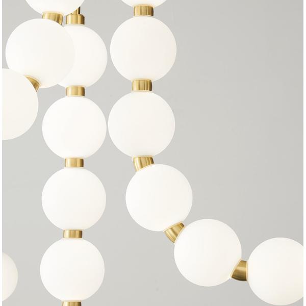 Линейная стеклянная привесная полива запечатывания потолочного освещения стеклянного шарика ламп 135W 45W белая