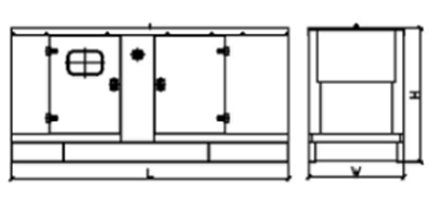 набор генератора Кумминс 60хз 220В 70кв 88ква морской дизельный 6БТ5.9-ГМ100 ККФДЖ-70ДЖ6