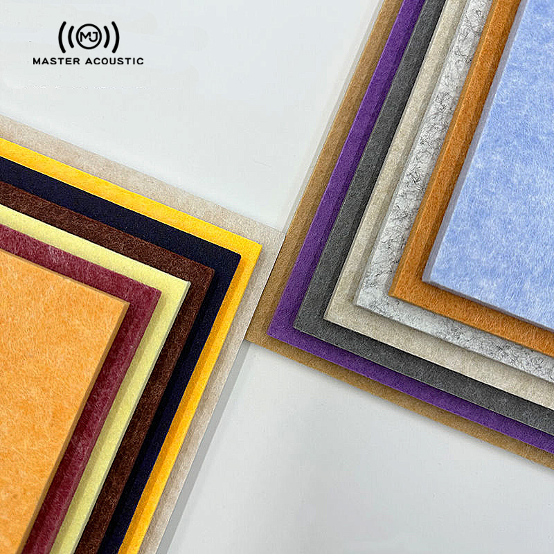 Grey Grooved Acoustic Panels Sound Absorbing Slotted Wall Board for Hotel Lobby
