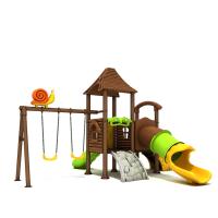 El patio de encargo de los niños YST-19042 resbala a Forest Theme Amusement plástico