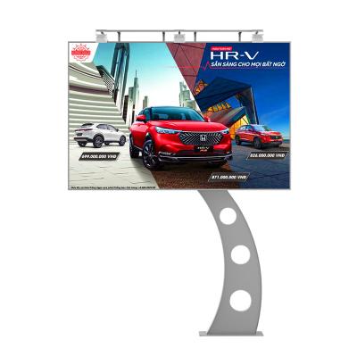 Haute luminosité 8000nits IP65 p6 LED écran d'affichage numérique à double face panneau publicitaire publicitaire extérieur led mur vidéo