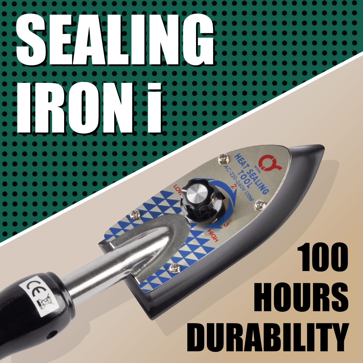 Durable Sealing Iron 110V 220V For RC Plane Airplane Covering Film Veneer Banding Temperature Control