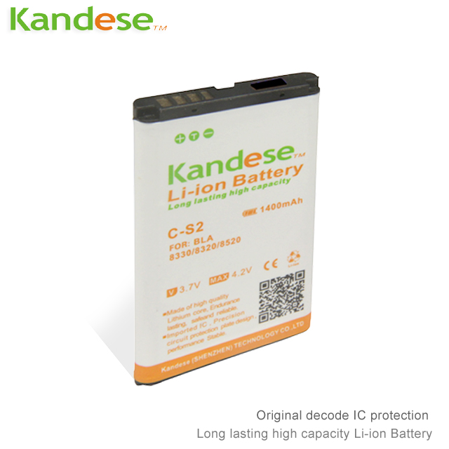 Wholesale Mobile Phone Battery 1400mAh For Blackberry C-S2 8330 8320 8520 8530 8310 8300 7105T 7100G 7100I 7100 8707G