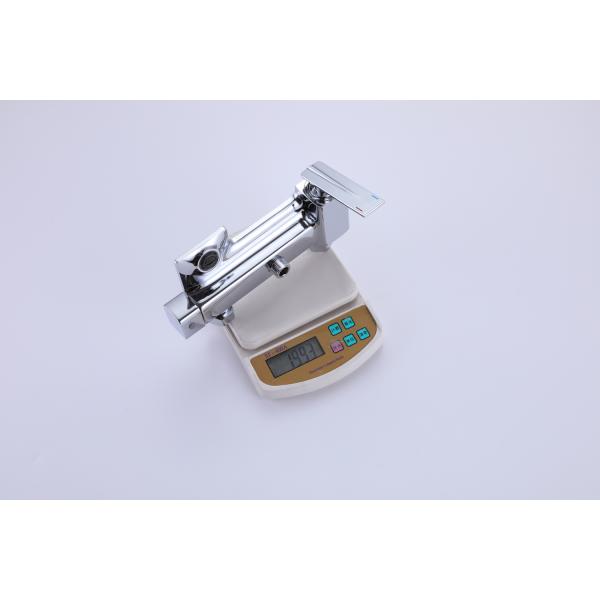 Modern Square Brass Metered Bathroom Rain Bath Shower Mixer Faucets Wall Mounted