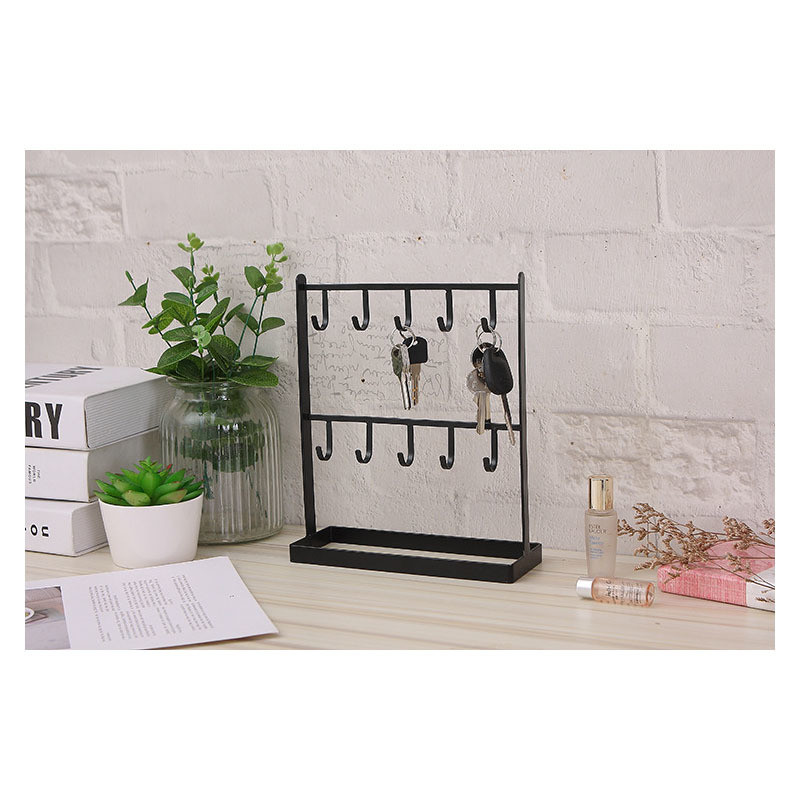 Customized Material Keychain Earrings Holder Stand Display for Jewelry Metal