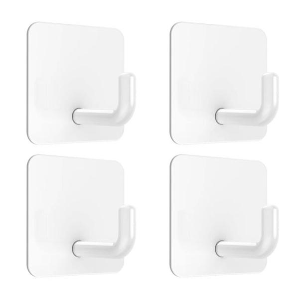 No Drilling Wall Mounted Stainless Steel Sticky Hangers Wall Hooks Adhesive Hooks