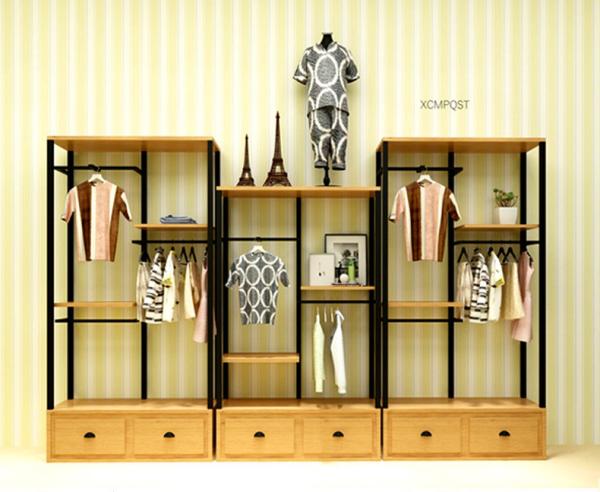 OEM / ODM Accepted Clothing Display Racks For Children Clothing Shop