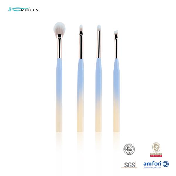 Cosmetic 4pcs Makeup Brush Cruelty Free Synthetic Hair For Blending Concealer Eye Shadow