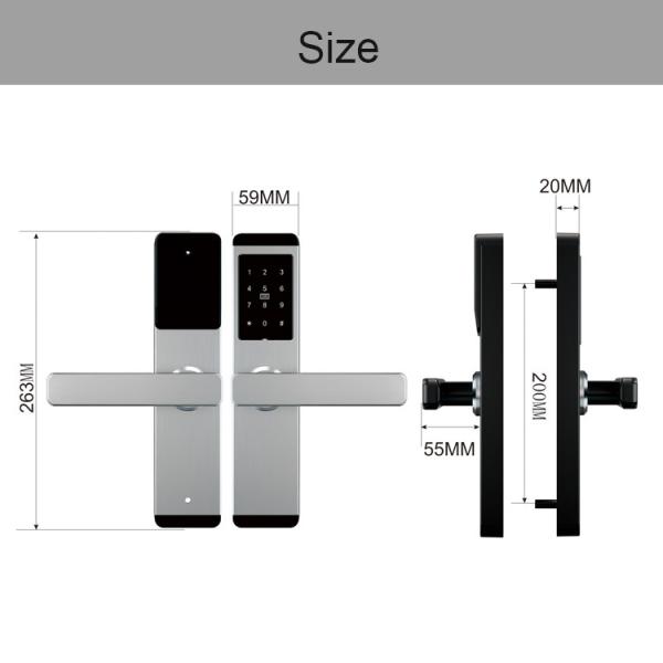 Cerradura Inteligente Classic Smart Door Lock For Apartment Airbnb