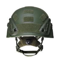 Casque balistique tactique noir avec résistance aux chocs