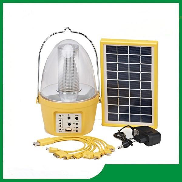 High quality portable solar lantern, rechargeable led solar light with FM radio & phone charger