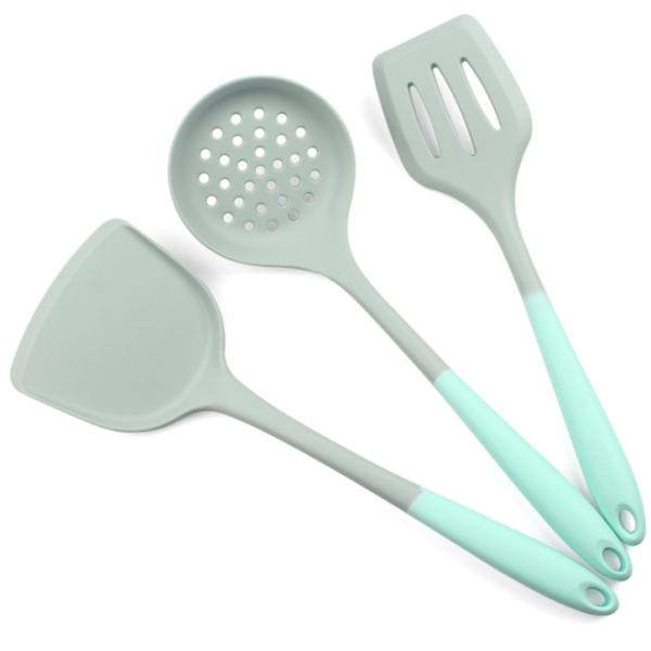 Food Grade Silicone Kitchen Utensils Set for Non-stick Cooking Tools 670g Home Kitchen