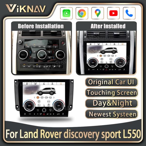 Para Land Rover Discovery Sport L550 2015-2019 AC Ar condicionado AC Painel de controle de clima tela LCD 10,4 polegadas