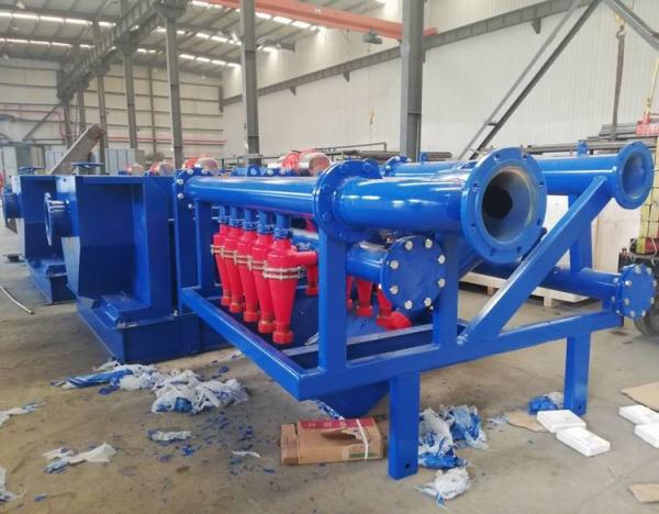 0.2-0.45MPa Solids Control Equipment , Hydrocyclone Mud Cleaner Drilling