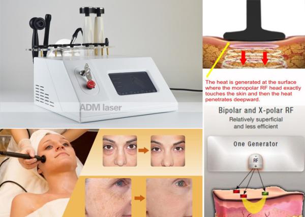 1000 - 1200w Power Face Slimming Machine With Bipolar And Monopolar RF Technology