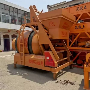 Convenient 20-25m3/Hour Mobile Concrete Mixer Machine JZM1000