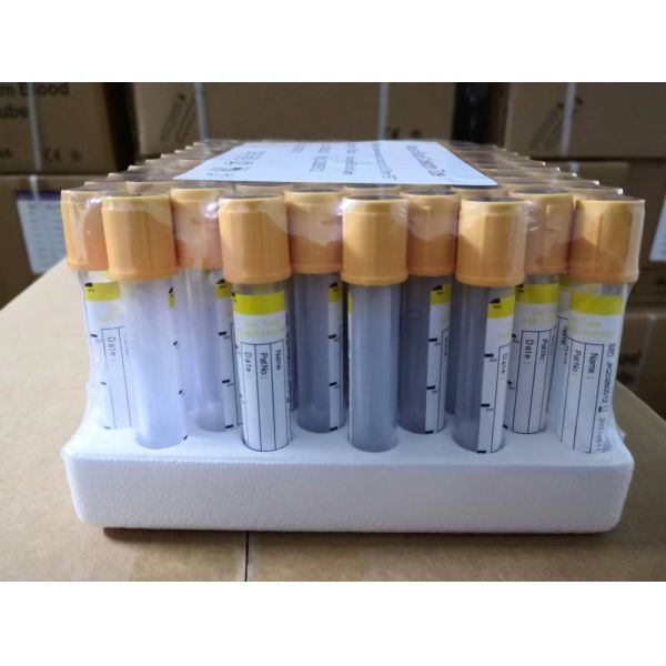 Disposable Vacuum Blood Collection Tube Made of Glass and PET Material for Medical Examination and Blood Testing Tubes