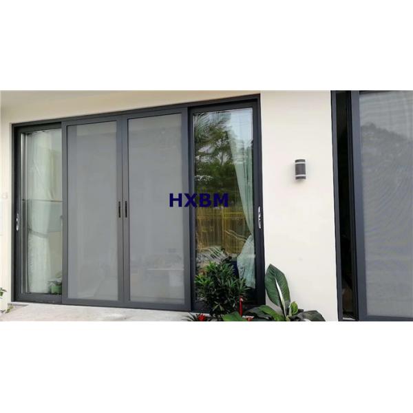 Рамка сползая Windows хорошего ветра устойчивая алюминиевая с двойным остеклением для рынка Бразилии