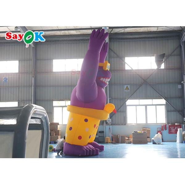 Гигантская Оксфордская ткань взрывается персонажи мультфильмов надувные гориллы реклама