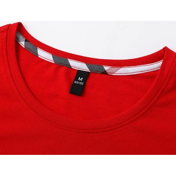 Unisex Reinforcement Casual T Shirts Short Sleeve 100% Cotton Printing