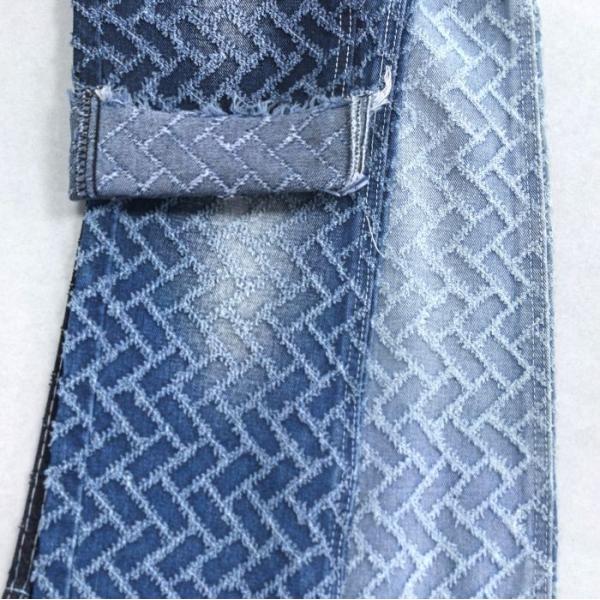 70' 71' coton polyester denim tissu étirement denim tissu avec crochet 11.3OZ