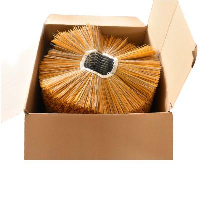 Sweeper Wafer Cleaning Road Broom Brushes PP Wires Custom Size Easy To Use