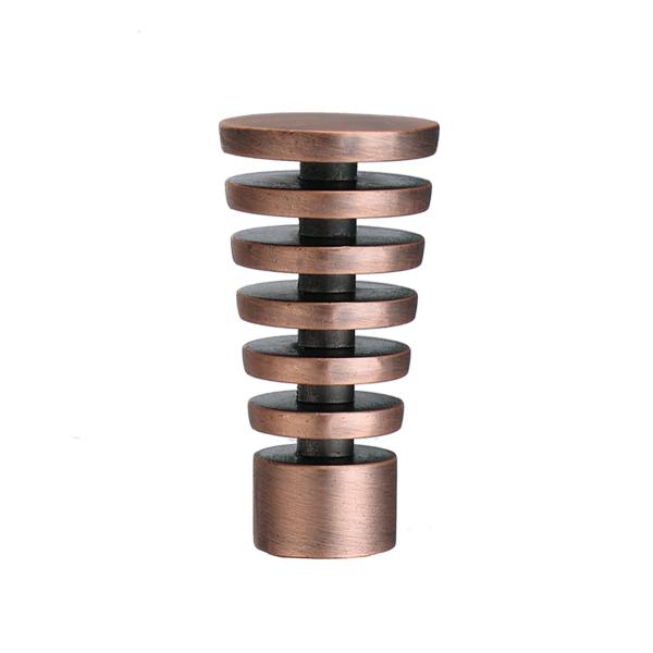 wholesale curtain rod price gold color metal end caps finial curtain rod accessories