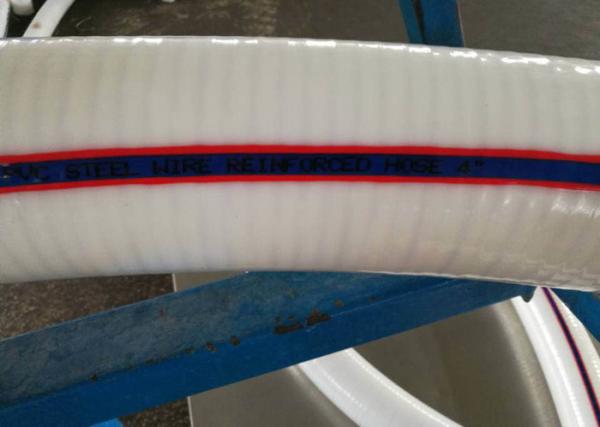 PVC Steel Wire Hose / Multipurpose Flexible Spiral Reinforced Plastic Food Grade Hose For Construction