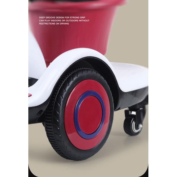 Age 4-6Y Electric Vehicles 6V 4AH Truck Car Children's Cartoon Push and Racer LED Lights Max Weight 50lbs