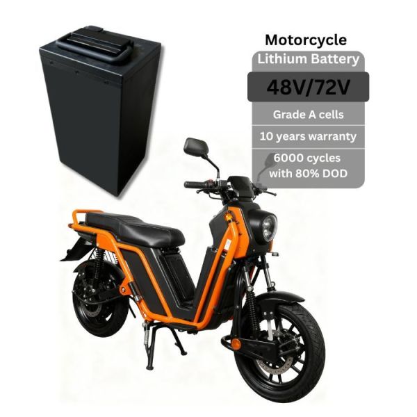 48V 30Ah Lithium Battery for E-Motorbike Long Cycle Life Lithium Ion Battery for Electric Motorcycle Power