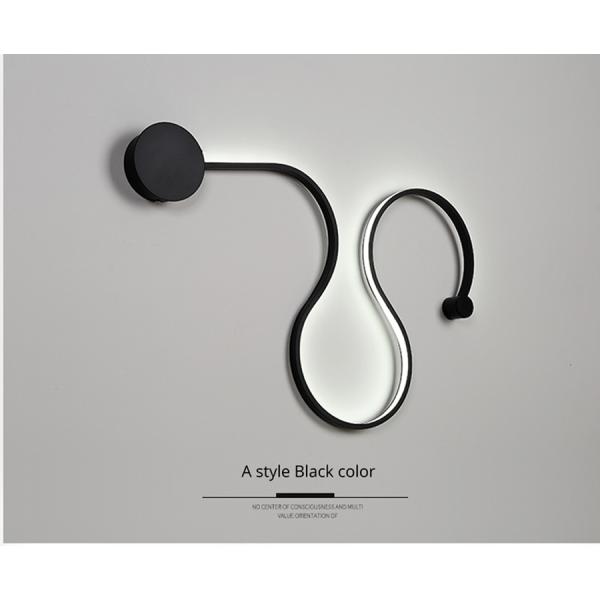 Retro Wall Lamps Bedroom Study Living Balcony Acrylic Lights Home Deco In White Black Iron Sconce Led Lights (WH-VR-11)