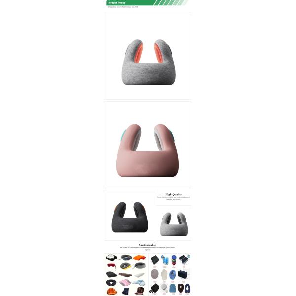 Custom Logo Accepted Home Decor Sofa Cushion 0.5-1 Kg Fashion Inflatable Neck Pillow